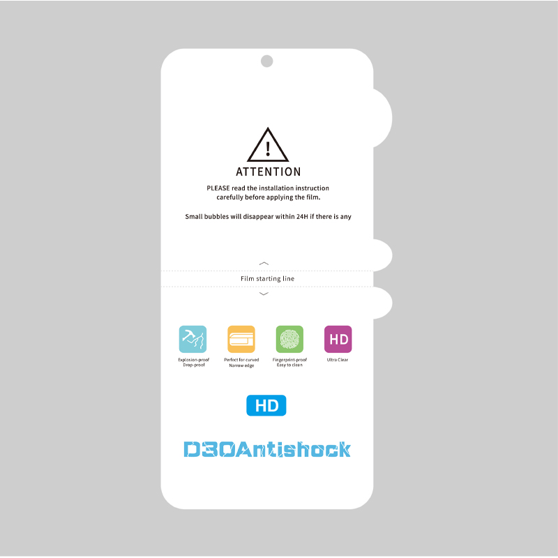 D3O Anti Shock HD Film